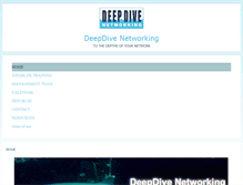 Tablet Screenshot of deepdivenetworking.com